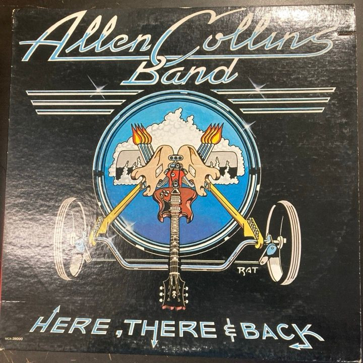 Allen Collins Band - Here, There & Back (US/1983) LP (VG-VG+/VG+) -southern rock-